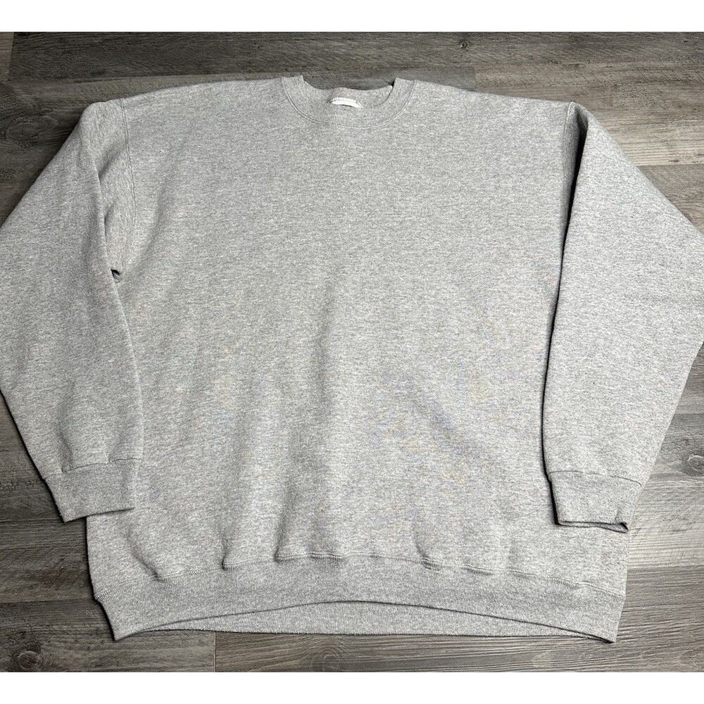 VTG Lee Heavyweight Sweatshirt Made in USA XXLT Gray Crewneck